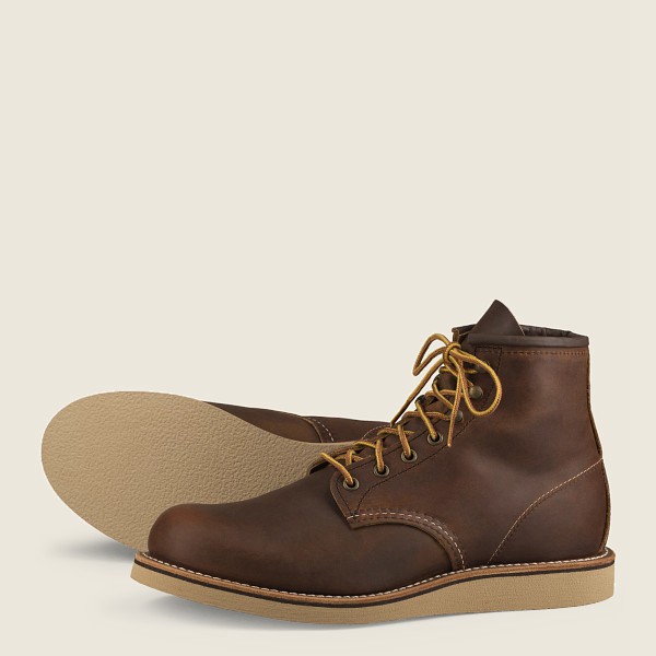 Bottes Red Wing Heritage - Rover - 6-Inchr Rough & Tough Cuir - Marron Foncé - Homme 310YZWCSX